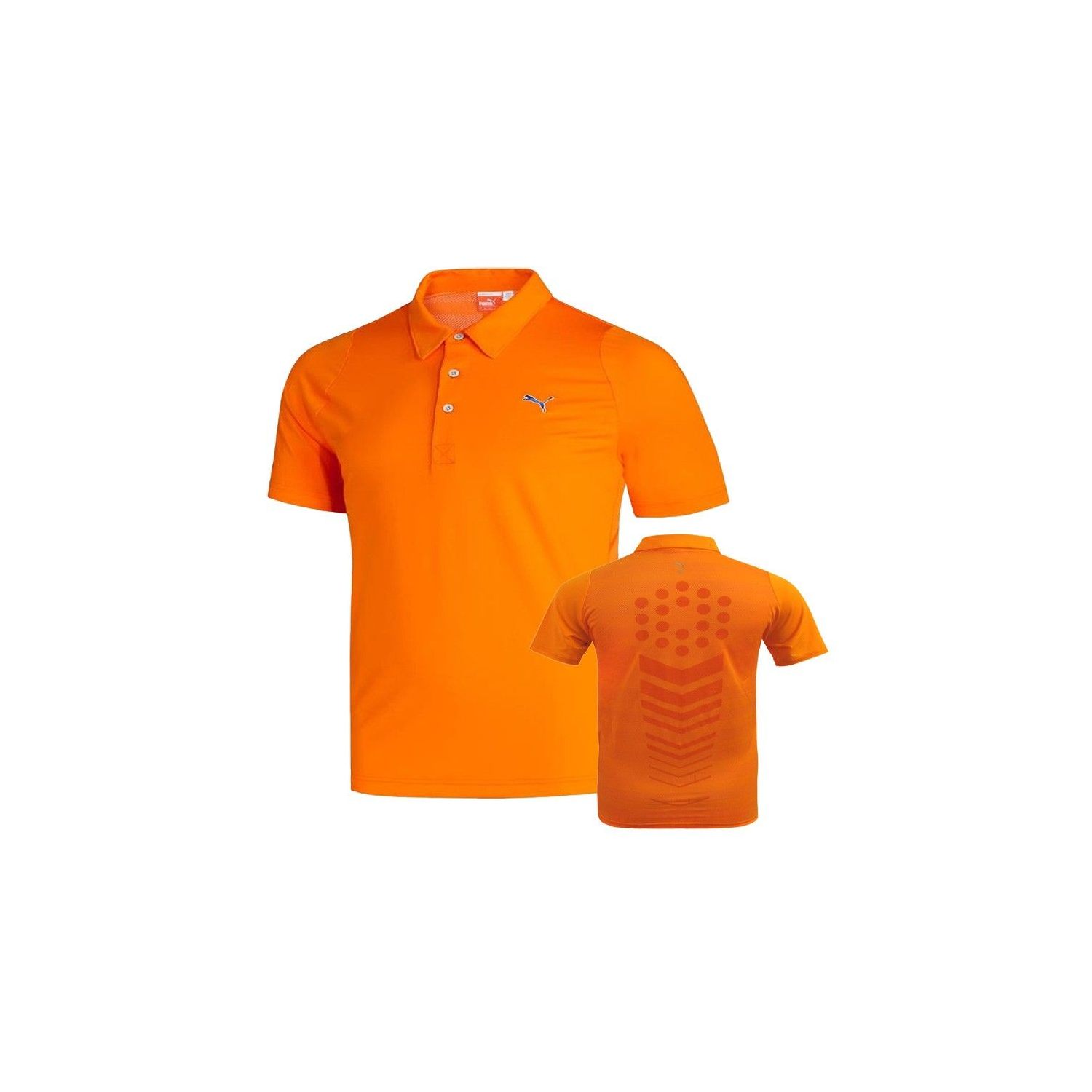 Puma Golf Duo Swing Polo (Vibrant Orange) gebruikte